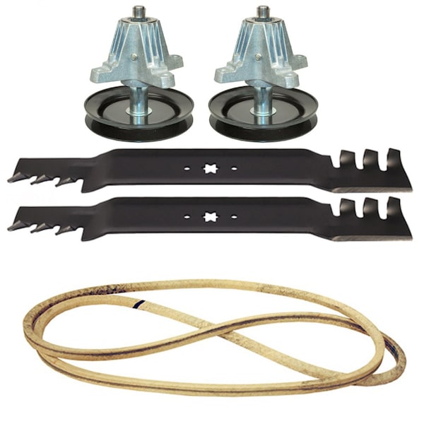 Aic Replacement Parts Mower Rebuild Kit Fits MTD Craftsman 42 LT2000 918-04822A 942-04308 954-04060 918-04889A-BLADES&BELT - main